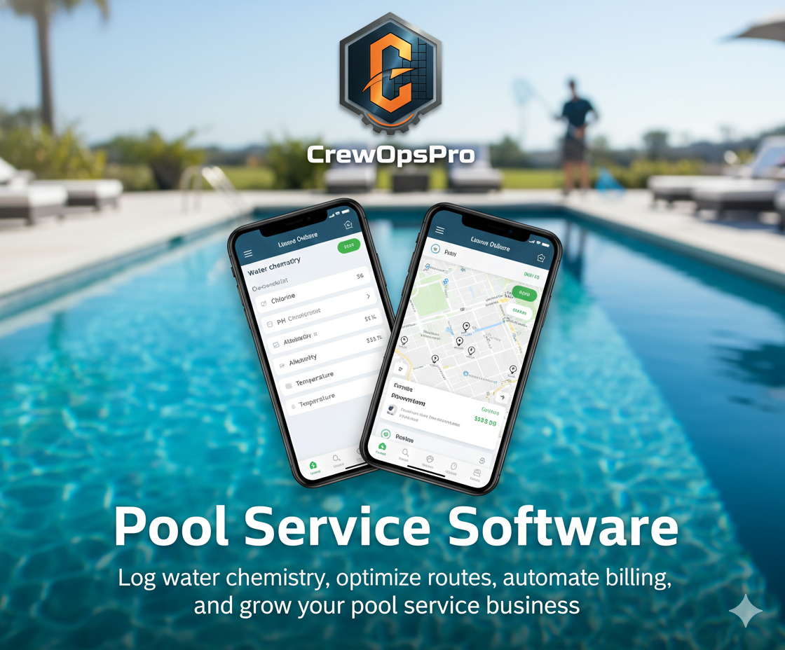 Pool Service Software - Crew Ops Pro